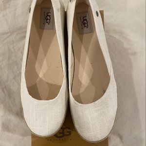 Ugg Espadrille flats with bow accent - size 9.5